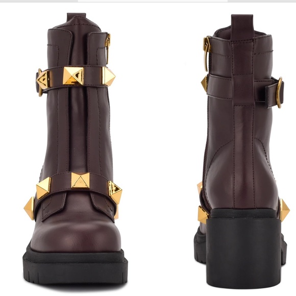 NIB Nine West Junga Booties Rock Stud - Picture 4 of 6